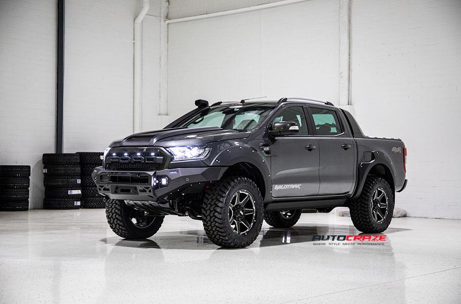 FORD RANGER GD06 GLOSS BLACK MILLED